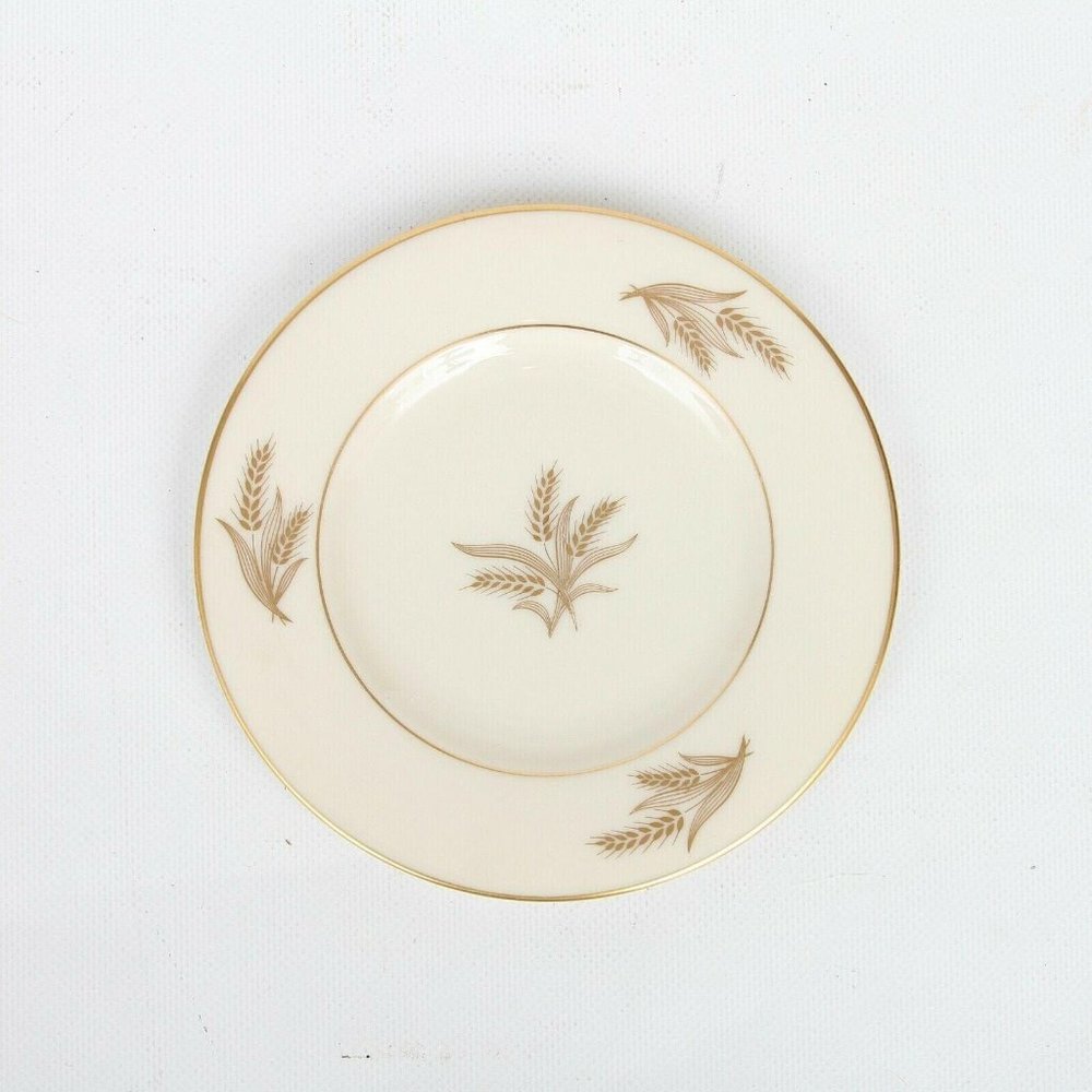 Vintage Harvest by Lenox Golden Wheat Pattern Bread and Butter Plate 6 1/4" USA